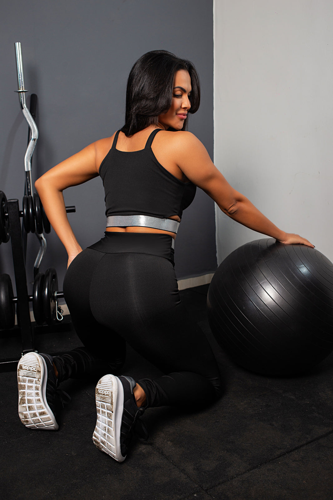 Legging Silver Belt – Conforto, Estilo e Zero Transparência