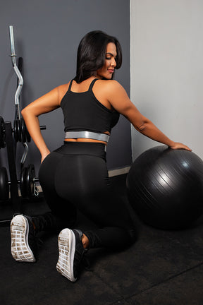 Legging Silver Belt – Conforto, Estilo e Zero Transparência