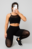 Conjunto Black Sculpt – Blusinha de alça + Legging