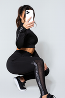 Conjunto Black Edition - Cropped + Legging