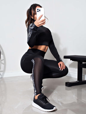 Conjunto Black Edition - Cropped + Legging